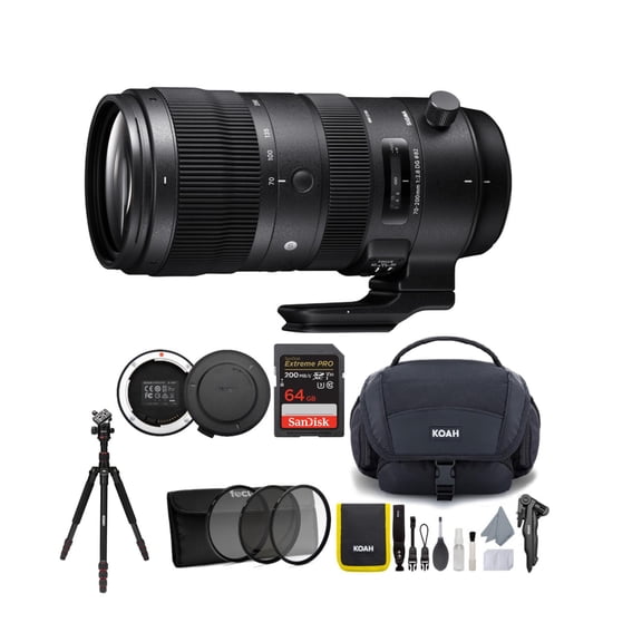 Sigma 70-200mm f/2.8 DG OS HSM Sport Lens for Nikon with Sigma USB Dock Bundle