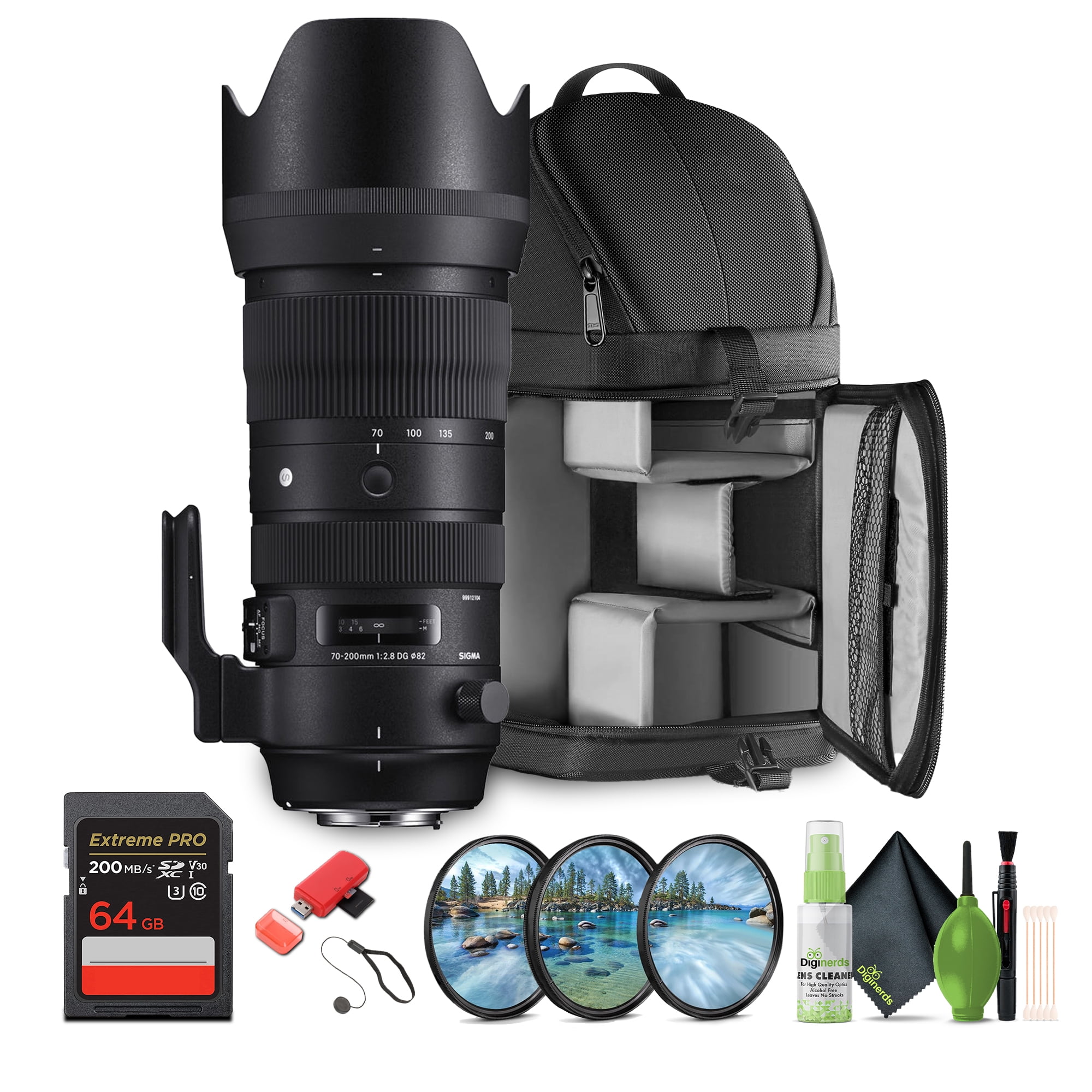 Sigma 70-200mm f/2.8 DG OS HSM Sports Canon EF (590954) Bundle 