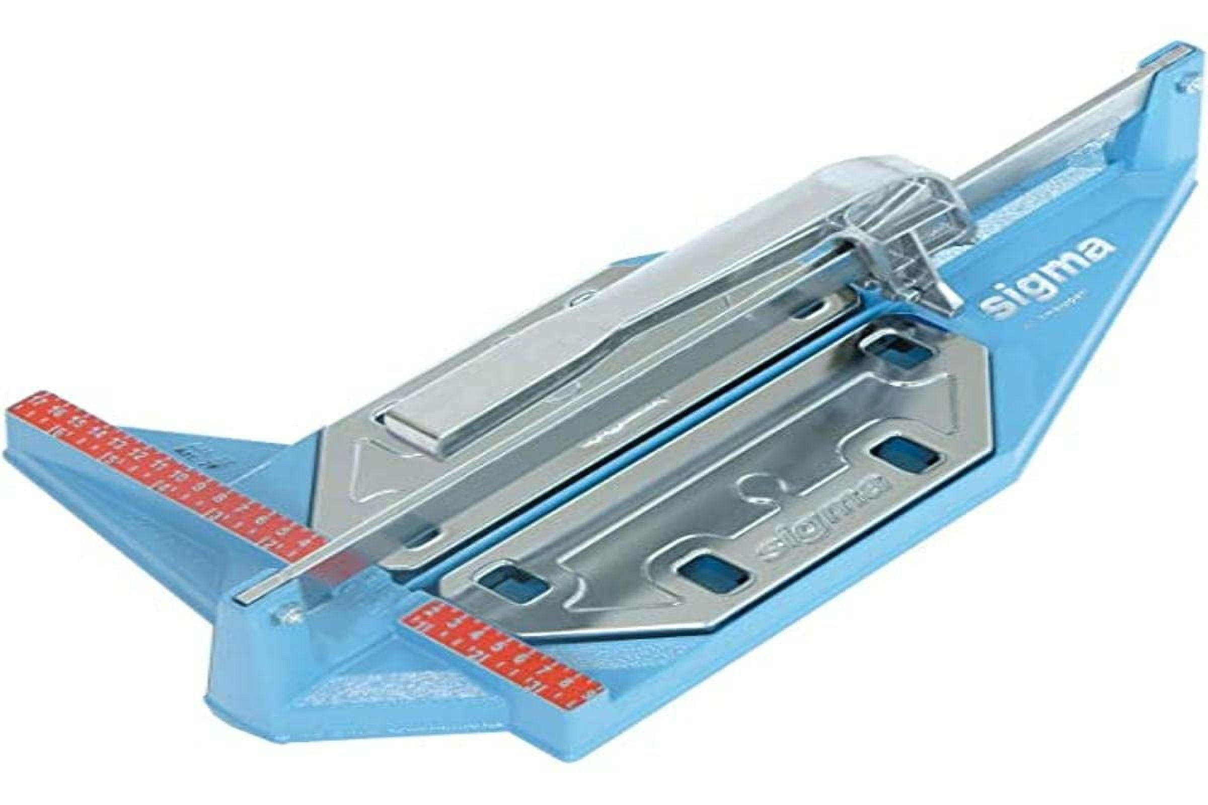 Sigma 7F Blue and Silver Tile Cutter with Spring Base