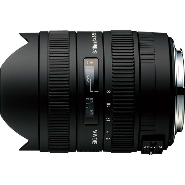 Sigma 8-16mm f/4.5-5.6 DC HSM FLD AF Ultra Wide Zoom Lens for APS-C sized Canon Digital DSLR Camera
