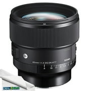 Sigma 85mm f/1.4 DG DN Art Lens for Sony E +Expo -Cloth