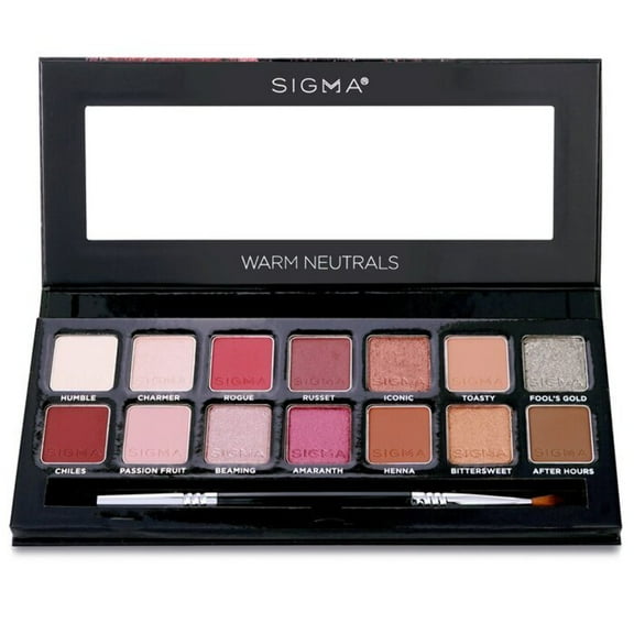 SIGMA Beauty Warm Neutrals Eyeshadow Palette, 1 Pc Eye Shadow