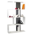 thumbnail image 1 of Symbiosis E7068A2176X00 Sigma Bookcase, White & Black, 1 of 3