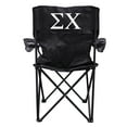 thumbnail image 1 of Sigma Chi Black Folding Camping Chair with Carry Bag, 1 of 2
