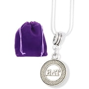 Sigma Delta Tau Snake Chain Charm Necklace