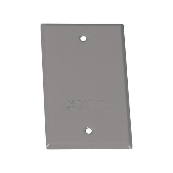 Sigma Electric 1-Gang Rectangle Metal Weatherproof Electrical Box Cover