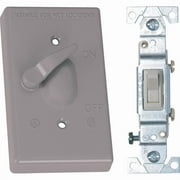 Sigma Electric 14216 Weatherproof Toggle Switch Cover Gray