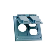 Sigma Electric 14346 Combination Cover Gray - 4.55 x 4.55 in.