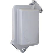 Sigma Electric 14438 1-Gang 3-1/8-inch Deep Vertical Metal While in Use Cover