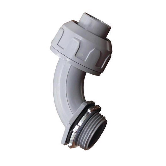 Sigma Electric 3/4 in. Dia. Plastic 90 Degree Connector Liquid Tight 1 pk
