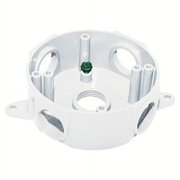 Sigma Electric White 143854 75WH 3 4 Inch 5 Hole Round Box