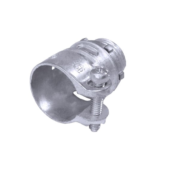 Sigma Engineered Solutions ProConnex 1 in. D Die-Cast Zinc Squeeze Connector For BX, MC and FLEX 1 p
