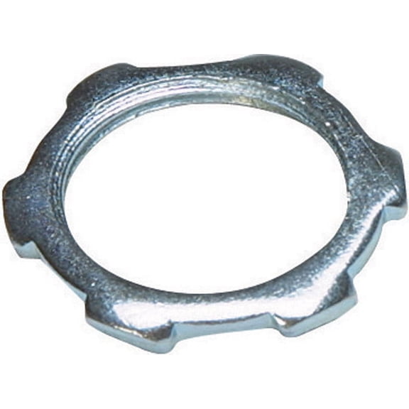 Sigma Engineered Solutions 3/4 in. D Zinc-Plated Steel Electrical Conduit Locknut For Rigid/IMC 100