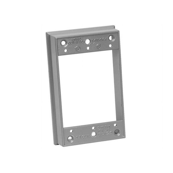 Sigma Engineered Solutions 14223 Extension Ring New Work 9.5 cu in Rectangle Metallic Gray Gray