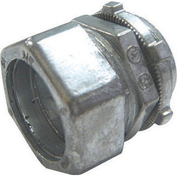 Sigma Engineered Solutions ProConnex 1-1/2 in. D Die-Cast Zinc Compression Connector For EMT 1 pk