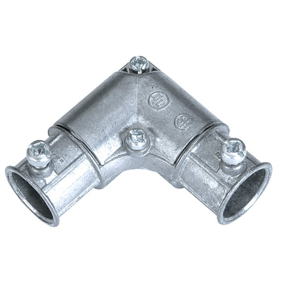 Sigma Engineered Solutions ProConnex (44591) 1/2-Inch EMT Inside Corner Pull Elbow Conduit Fitting, 2-Pack