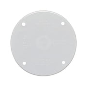 Sigma Electric Round Plastic Flat Box Cover For Wet Locations