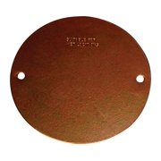 Blank Round Cover Brnz