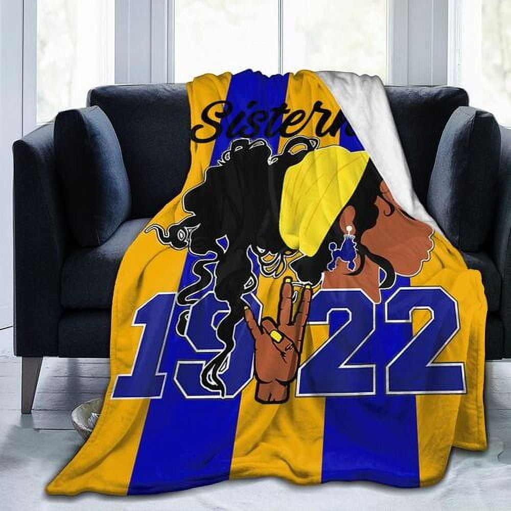 Sigma Gamma Rho Blanket Sigma Gamma Rho Sorority Paraphernalia Gifts for Women Lightweight Flannel Throw Blankets 1922 Poodle Gifts