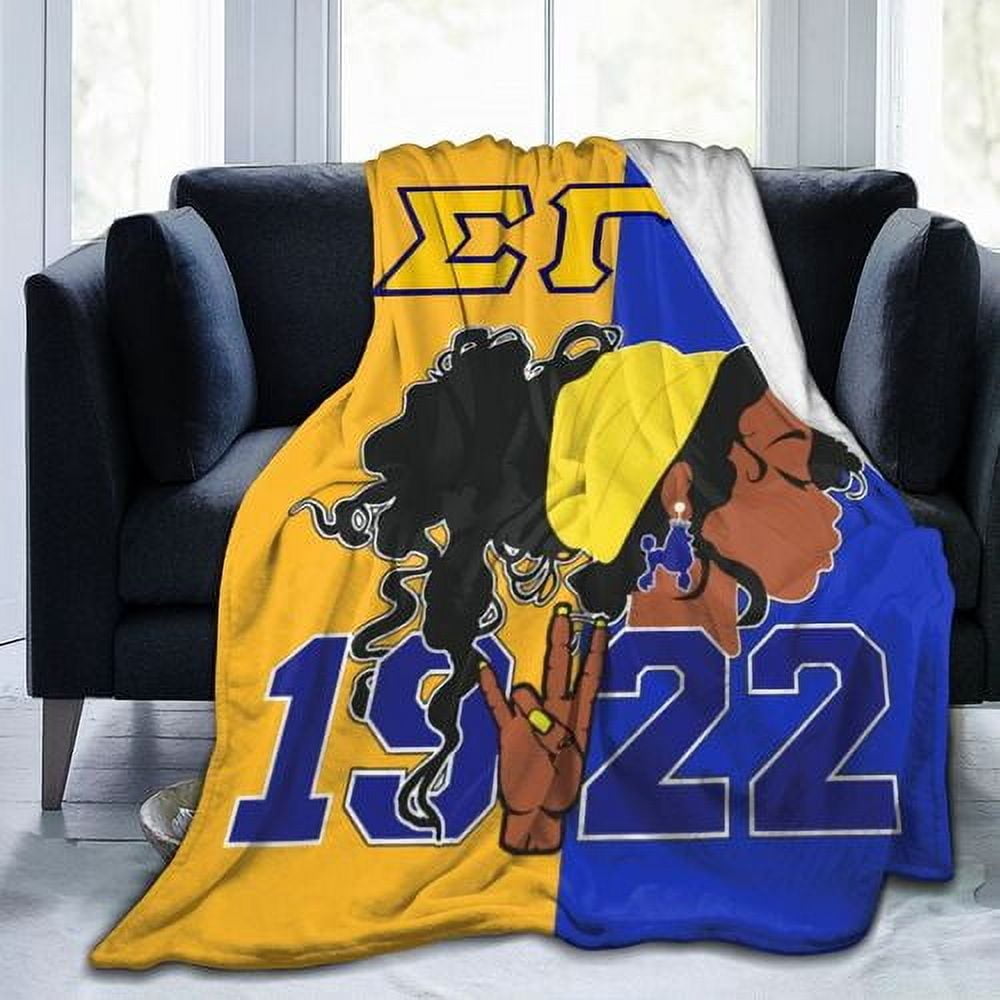 Sigma Gamma Rho Blanket Sigma Gamma Rho Sorority Paraphernalia Gifts for Women Lightweight Flannel Throw Blankets 1922 Poodle Gifts