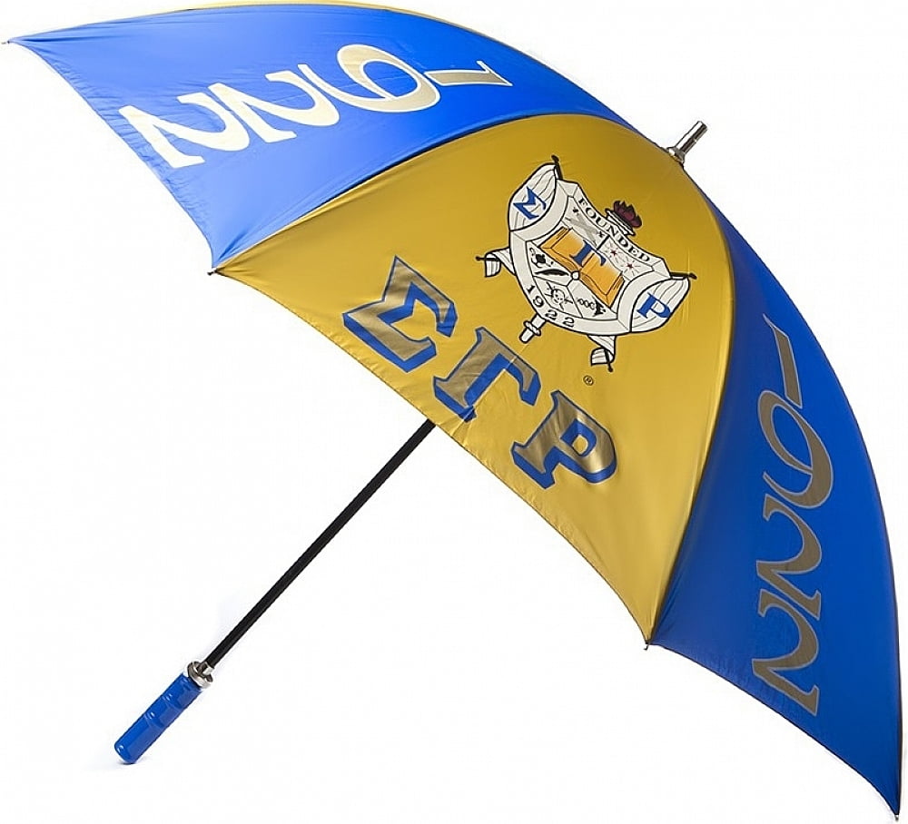 Sigma Gamma Rho Jumbo Umbrella [Blue/Gold - 60"]