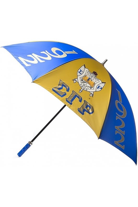 Sigma Gamma Rho Jumbo Umbrella [Blue/Gold - 60"]