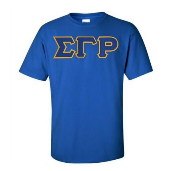Sigma Gamma Rho Lettered Tee X-Large Royal Blue