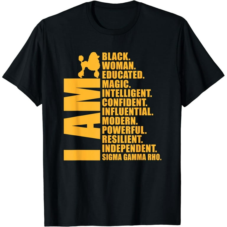 Womens Sigma African Pretty Black And Educated Rho T-Shirt Womens Sigma African Pretty Black And Educated Rho T-Shirt