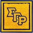 thumbnail image 1 of Sigma Gamma Rho Square Chenille Sew-On Patch [Gold - 4.75"], 1 of 2