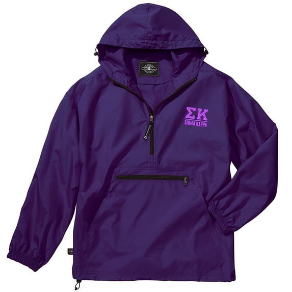Sigma Kappa Pack-N-Go Pullover 3X-Large Purple
