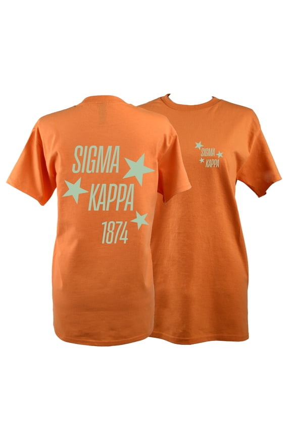 Sigma Kappa T-Shirt - Showgirl Design, 100% Cotton Soft T-Shirt, Size Medium