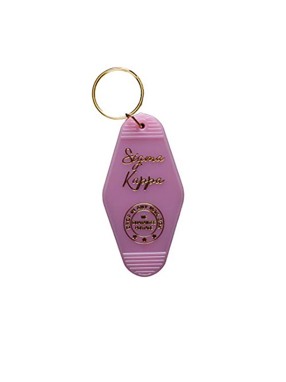 Sigma Kappa Vintage Motel Keychain