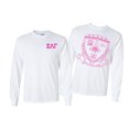 thumbnail image 1 of Sigma Lambda Gamma World Famous Crest Long Sleeve T-shirt, 1 of 1