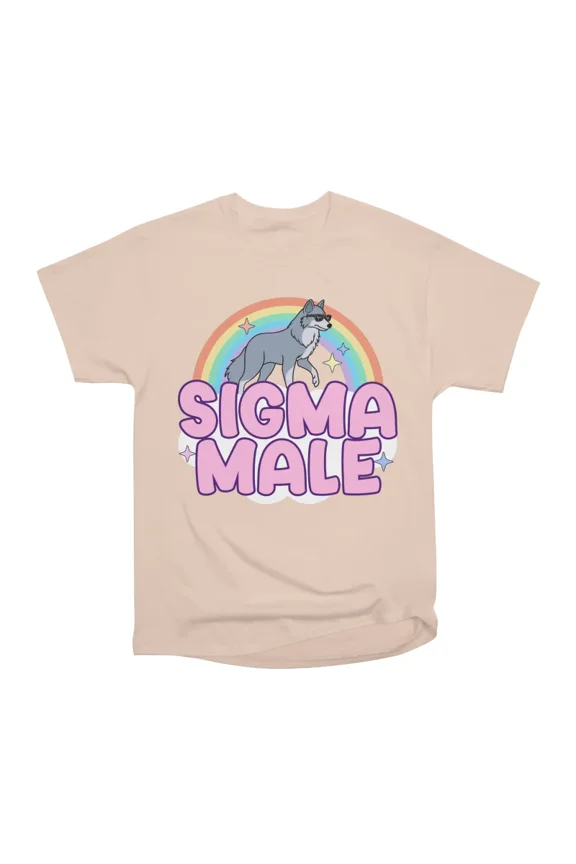 Sigma Male T-Shirt Tee Gift For Him Merch For Her Apparel For Friend