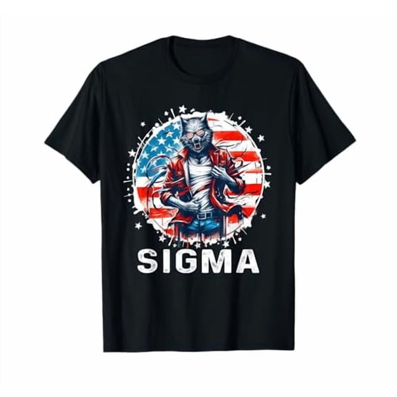 Sigma Meme Shirts Ironic Meme Shirt Wolf Men Women Wolf T-Shirt