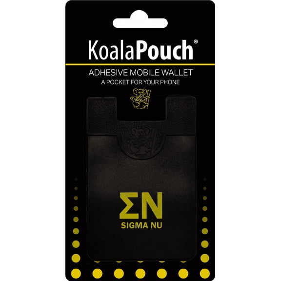 Sigma Nu - Koala Pouch - Adhesive Cell Phone Wallet