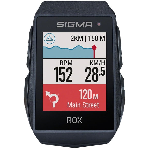 Sigma ROX 11.1 EVO GPS Bike Computer - Wireless Rechargeable Black
