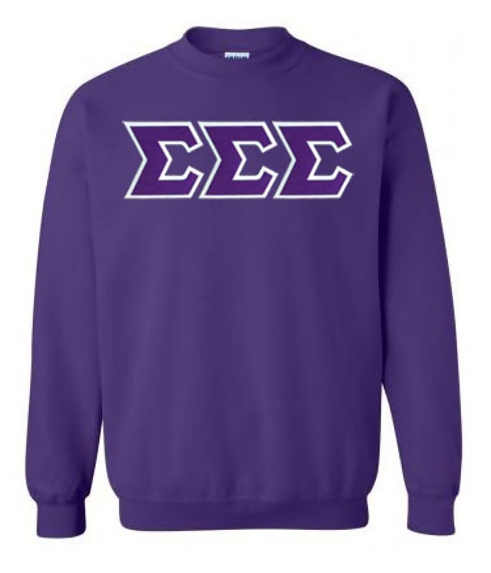 Sigma Gamma Rho Sorority Crewneck Sweatshirt - Lettered Greek Apparel With Official Licensing