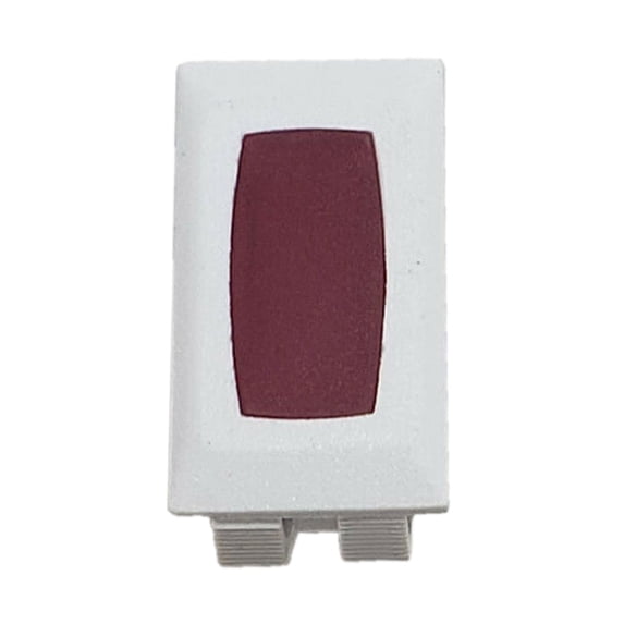 Sigma Switches 14V Red Indicator Light with White Trim
