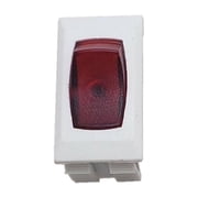 Sigma Switches Rocker Switch with Red Light for RVs, White