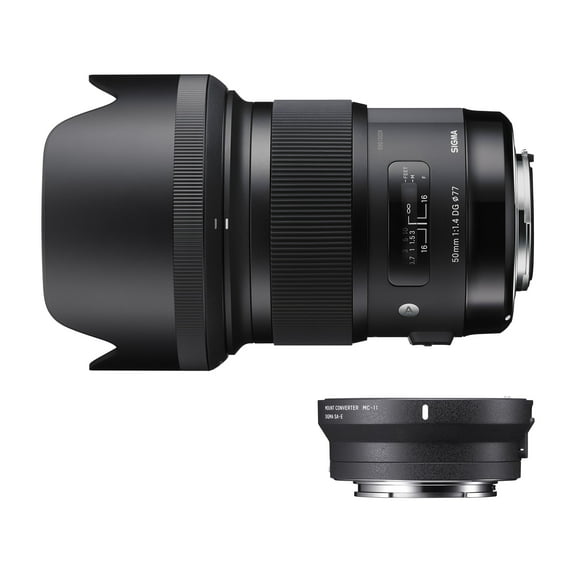 Sigma ZI954 50-50mm F/1.4-1.4 Fixed Prime Camera Lens, Black