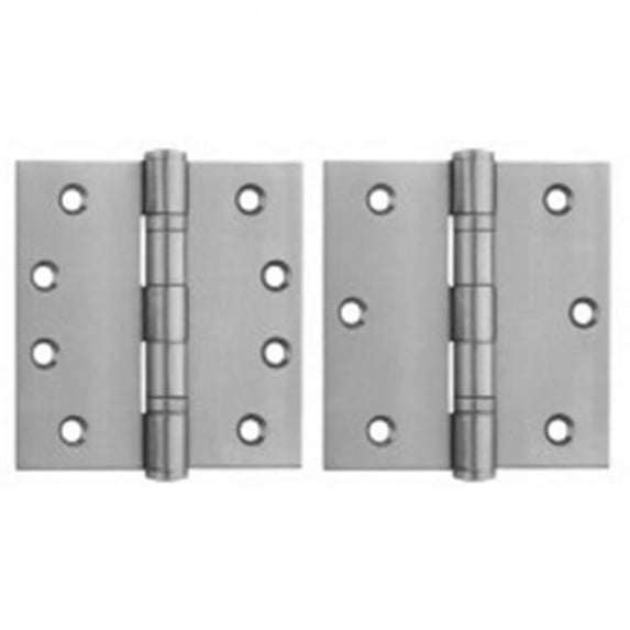 Sigma by AHI 114.3 mm 4.5 x 4 in. Stainless Steel Hinge with 2 Ball Bearings - 1.75 in. Thickness