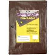 Sigman 6 x 8 Brown Silver Heavy Duty Tarp