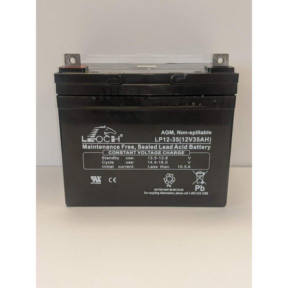 SigmasTek Leoch Battery LP12-35 12V 35AH Replacement Battery
