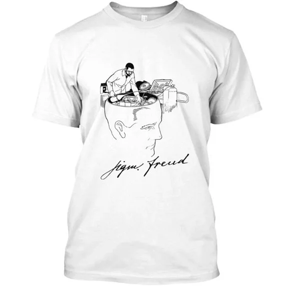 Sigmund Freud T-Shirt Made in the USA Size S to 5XL