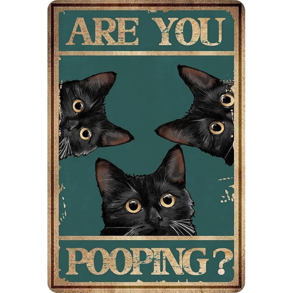Sign Are You Pooping Aluminum Signs Retro Metal Tin Sign Vintage Aluminum Sign for Home Coffee Wall Decor 8x12 Inch