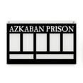 thumbnail image 1 of Clever Contraption Sign | Azkaban Prison Identification Plaque | Black & White, 1 of 1