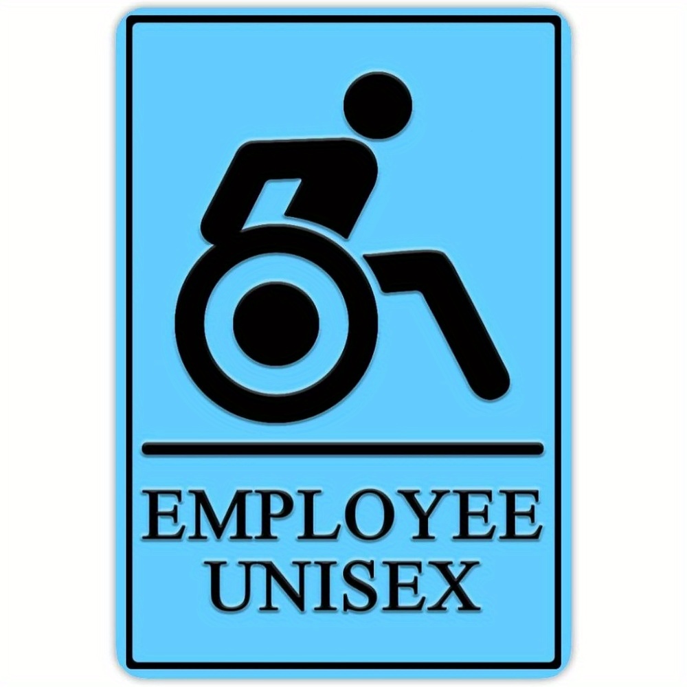 Sign EMPLOYEE RESTROOM Sign Aluminum Business Sign Outdoor Decor Metal ...