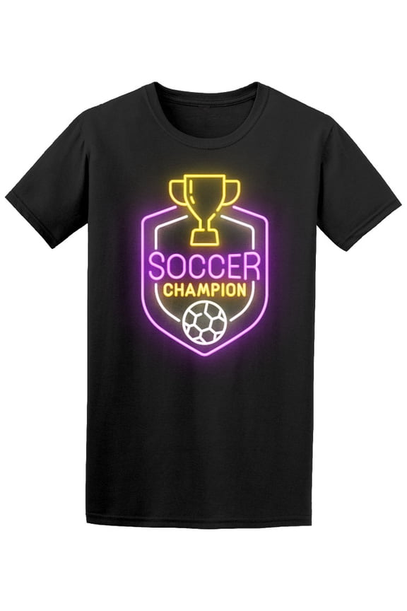 Sign Football Soccer Champ Tee Men's -Image by Shutterstock
