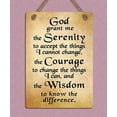 thumbnail image 1 of Sign God Serenity Prayer Positive Inspiring Quote Vintage Retro Tin Metal Decor Sign Home Wall Decor 8x12, 1 of 4